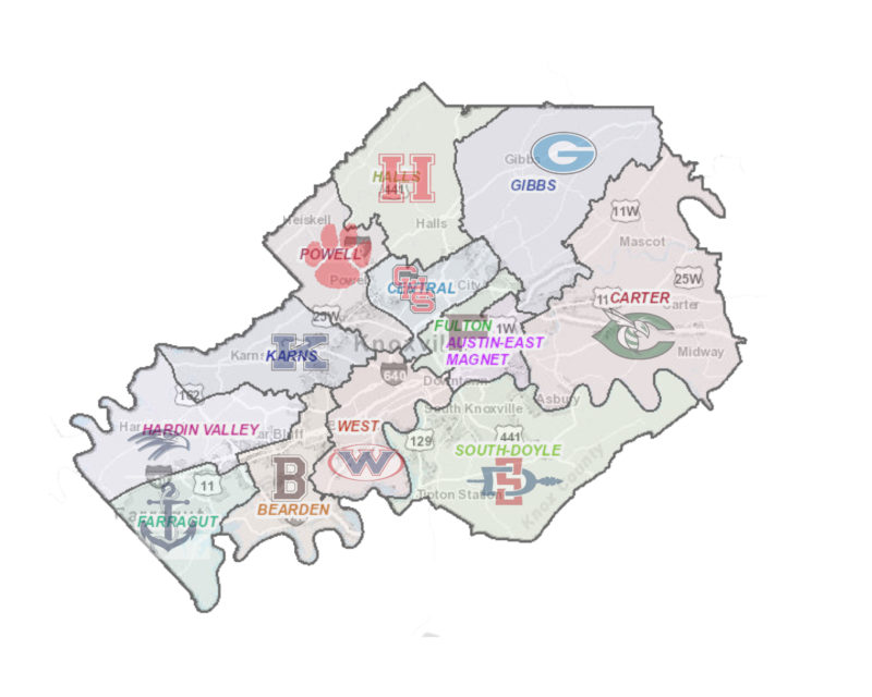 Homes by Knox County High Schools